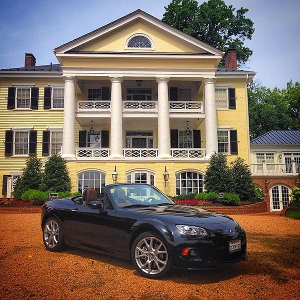 Say goodbye to @innatwillowgrove and hit the road in the #Mazda MX-5 #Miata gunax.in/X6FJfp