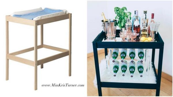 baby changing table hacks