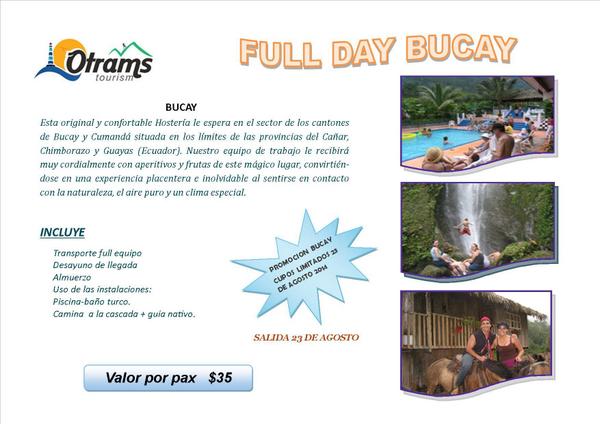 OTRAMSTOURISM's tweet image. Bucay full day #AllYouNeedIsEcuador 23 de Agosto 2014