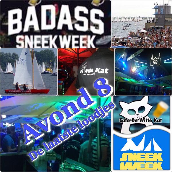 Frankyski's tweet photo. Één na laatste avond #avond8 #sneekweek2014 @dewittekat #stillgoingstrong http://t.co/AJpc6gIDP2
