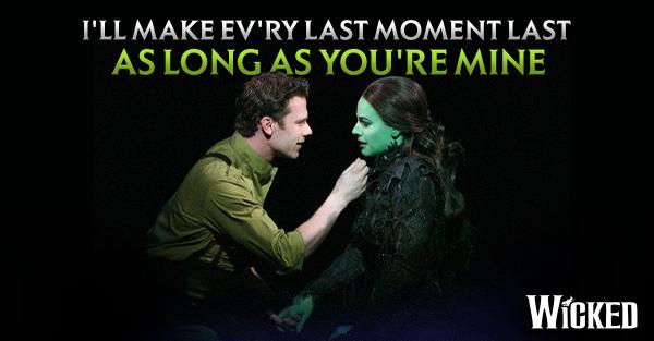 DanielAssettaPH's tweet photo. "@WICKED_Musical: "I'll make ev'ry last moment last as long as you're mine" http://t.co/sXzCGgwma1"