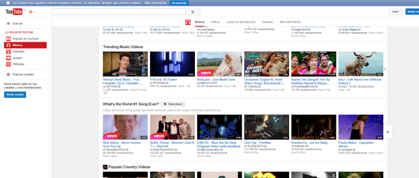 palanina_'s tweet image. Navegando tranquilamente en #Youtube y ver una nueva sección misteriosa de música #Lol #WorstSongEver