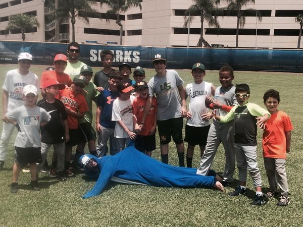 Campers caught the infamous #BennisShark at camp today