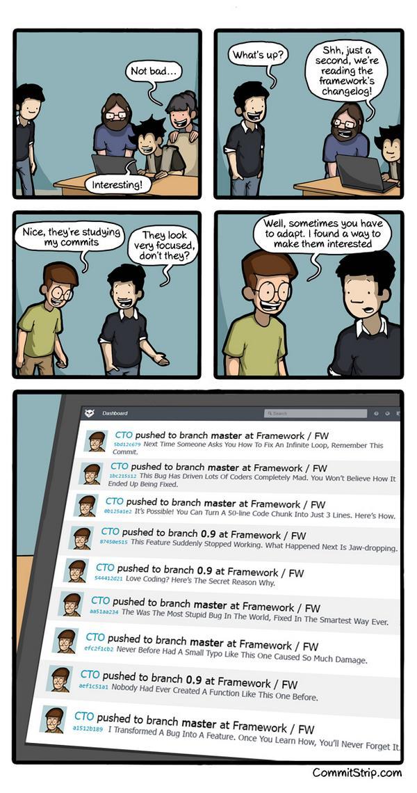 Our CTO has discovered an incredible way of making developers read his commit messages. You won’t even believe how he did it!