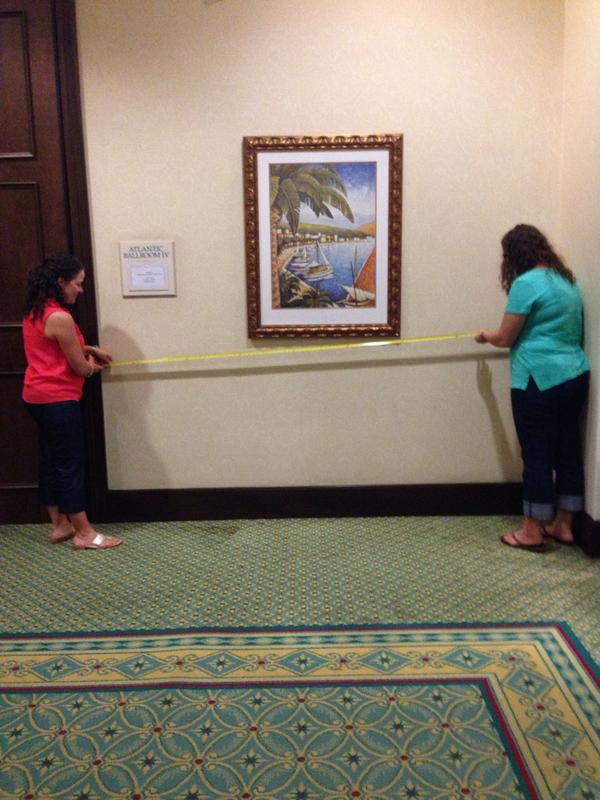 TheBigI_NC's tweet photo. Our Networking Hall for #iiancannual is SO FULL that we're measuring to try and fit in more booths! #crowdproblems http://t.co/5tLOgP2uLR