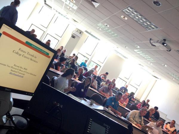 faroukdey's tweet photo. The future is now, let's reinvent #college #careerservices #csiwest14 http://t.co/RqfW0DI3ap