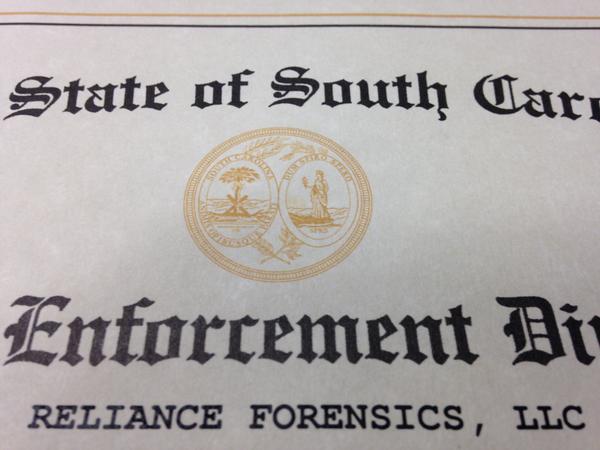 Reliance Forensics tweet media