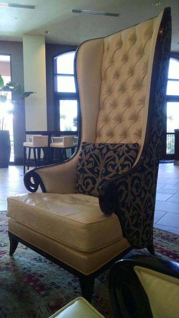 sarahlottman4's tweet image. What's up with hotels and their weird chairs?? #notcomfortable