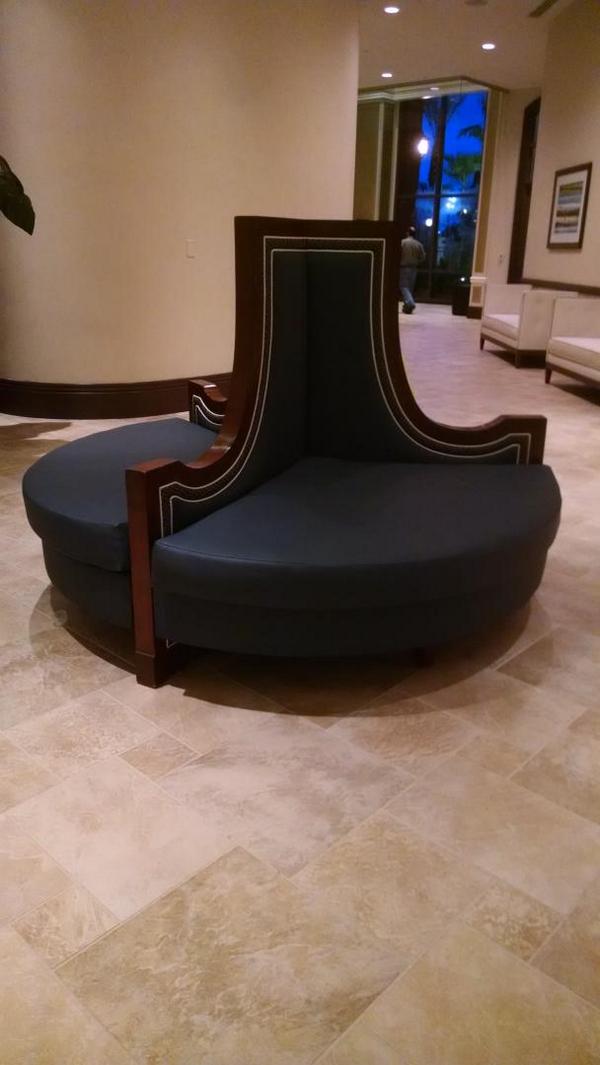 sarahlottman4's tweet image. What's up with hotels and their weird chairs?? #notcomfortable