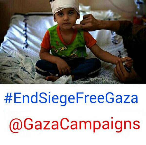 GazaGlobal's tweet photo. End Siege Right NOW!!!
#EndSiegeFreeGaza #ICC4Israel #ProtectGaza #Humanists4Gaza RT http://t.co/IxcLRtkaik