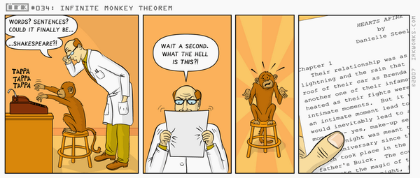 PolymathCafe's tweet photo. Infinite Monkey Theorem...wrapping your head around infinity. https://t.co/qwL7TodycM http://t.co/4jqFBh0L6Q