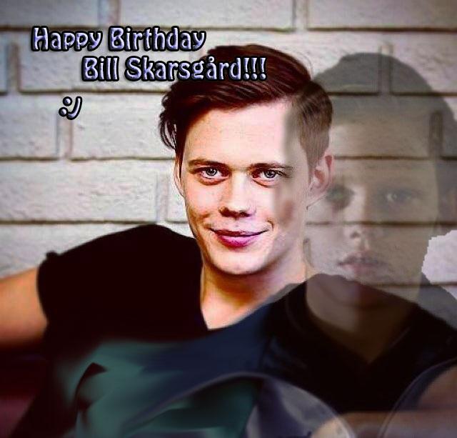 Happy Birthday! Boldog születésnapot! Grattis på födelsedagen Bill Skarsgard! :) 