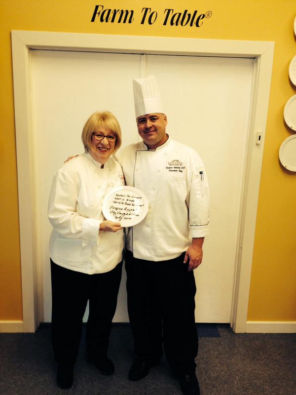 AmerPersChef's tweet photo. Our @chefcandy gave talk last week at @escoffierschool in Boulder on alternative culinary career paths. Big hit! http://t.co/eth9ihDKca