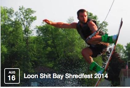 LoonShitBay's tweet photo. Making Wakes Since 1981! Come shred with us next Saturday at Wilke Lake. Wake time is 11 a.m. to 6 PM. See you there. http://t.co/QIjMobZ7KE