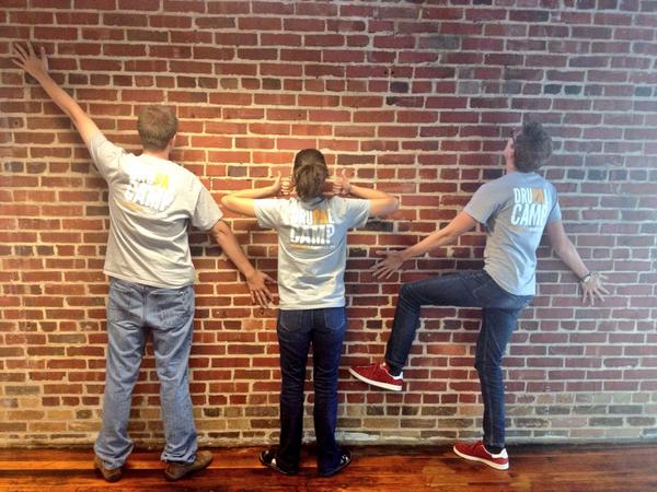 mindgrub's tweet image. Our #drupal crew was missing @DrupalCampPA today - So they made it #drupalcamppa tshirt friday!