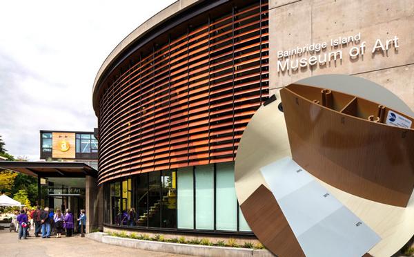 Image_Mill_INC's tweet image. Bainbridge Museum of Art Sun Louvers. Much R&amp;amp;D/testing done for a successful &amp;amp; complex project. #imagemill