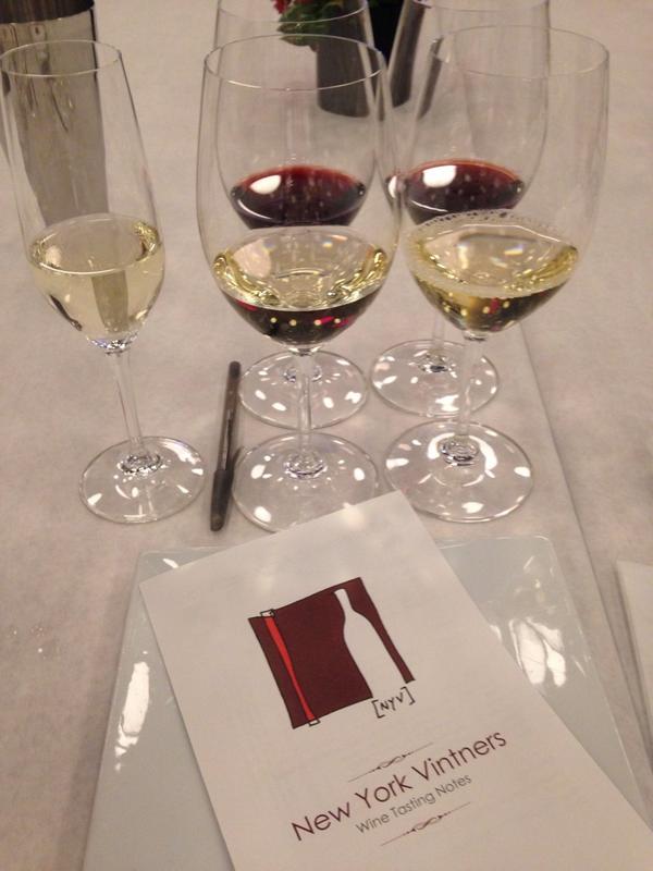 megel's tweet photo. Team building (eating/drinking) #twisearch @NYVintners with @AaronMoy @Alitgator @priyaa @OlesyaMoosman #winetasting http://t.co/YWzUIHWtGC