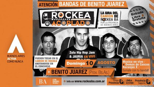 RockeaBA's tweet image. #RockeaBA El Camión llega el Domingo 10 a #BenitoJuárez Música en Vivo con @JauriaNet y #DemosX con @CascosNaranjasX