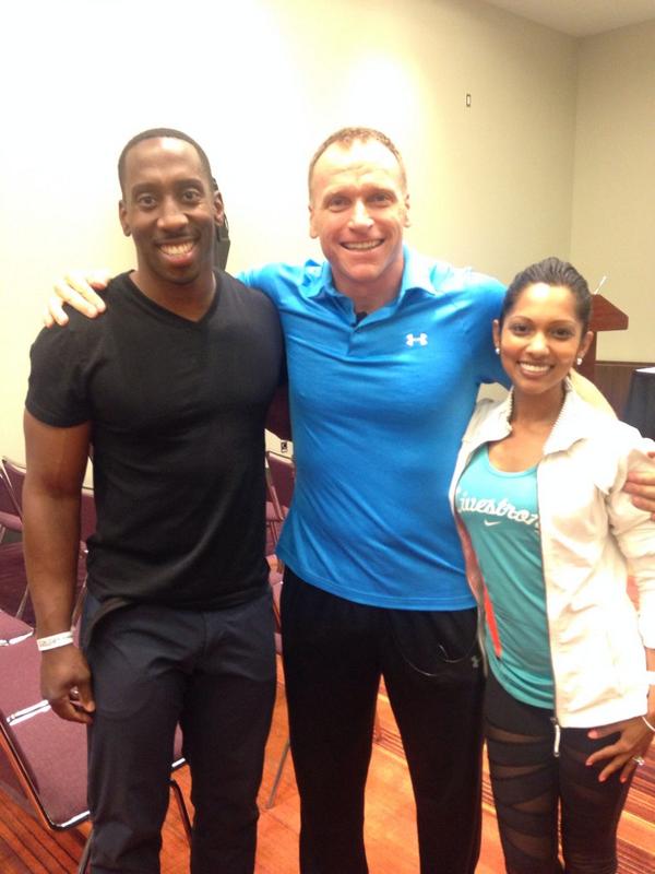 quiktrainfit's tweet photo. @ToddDurkin thanks for the electric seminar at #CanFitPro2014 I'm still feeling the #Impact baby! http://t.co/GL138LjnWX