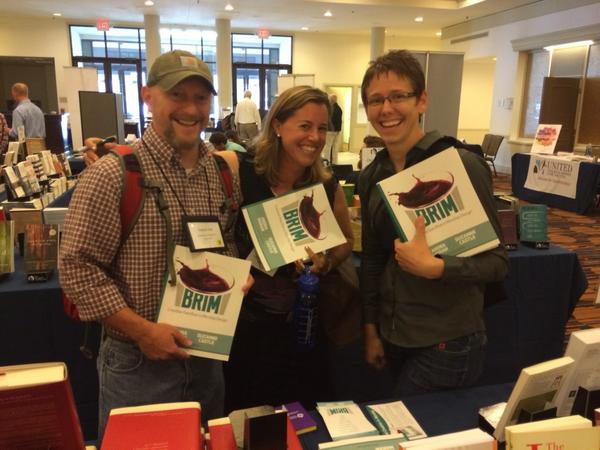 BrimProject's tweet image. What a fun Brim-lovin' crowd here at #NCLI14 !! Hooray! Thanks to @TTC_Thoughts for stocking @BrimProject for us