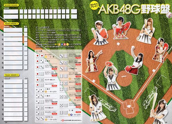 まこ Akb48グループ夏祭りのパンフレットについてたボードゲーム Akb48グループ野球盤 野球盤といっても エポックの 野球盤より タカラのプロ野球カードに近い 1打席ごとにサイコロ2個ふって 結果を決める Http T Co Uult56nyb1 まこ Akb48グループ夏祭りのパンフレットについてたボードゲーム Akb48グループ野球盤 野球盤といっても エポックの 野球盤より タカラのプロ野球カードに近い 1打席ごとにサイコロ2個ふって 結果を決める Http T Co Uult56nyb1