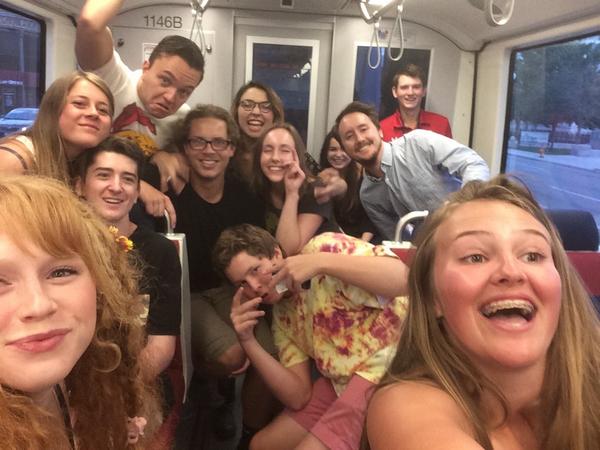 That one time we hung out on trax with high schoolers @aa_tuero @TheyCallMeTUERO @ammuahh #JackBender #mattandsomer