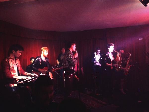 FrankMcWeeny's tweet photo. Great to see my favourite Disco band The Golden Boys (@renderedgolden) killing it at @magic_pub, as usual. Take note! http://t.co/lsj8EWukXT