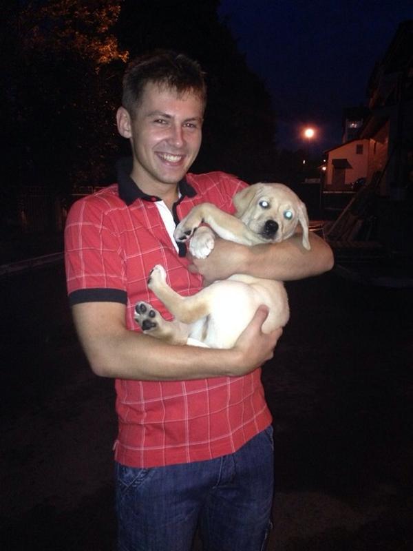 EgorFedorenko's tweet photo. Выгуляли с Полиной пёсика) http://t.co/y2BnVQACtn