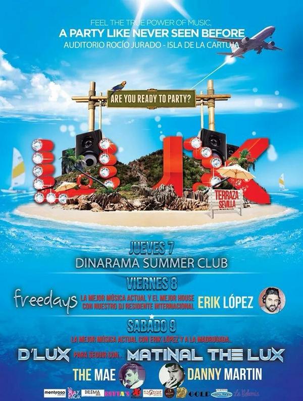 ErikLopezDj's tweet photo. Una noche mas!!! A disfrutar del Veranito!!!! @LuxSevilla http://t.co/Mi4QBXkZjU
