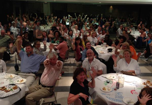 TheYarden's tweet photo. Great kickoff last night for @ACGA_CommGarden conference! #ACGA14 http://t.co/my1YCA3JOH