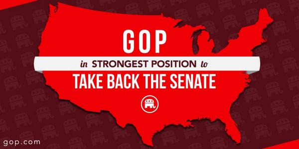 Retweet &amp; Sign if you're FIRED up to take back the #Senate. gop.cm/6013mi3f Let's defeat Dems in 2014!