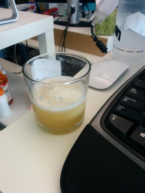 MichaelGSeattle's tweet photo. Another reason I love my job. Just got bequeathed a frozen margarita. #SimplyFriday @cruisinhughesin http://t.co/vHNrm6Wivo