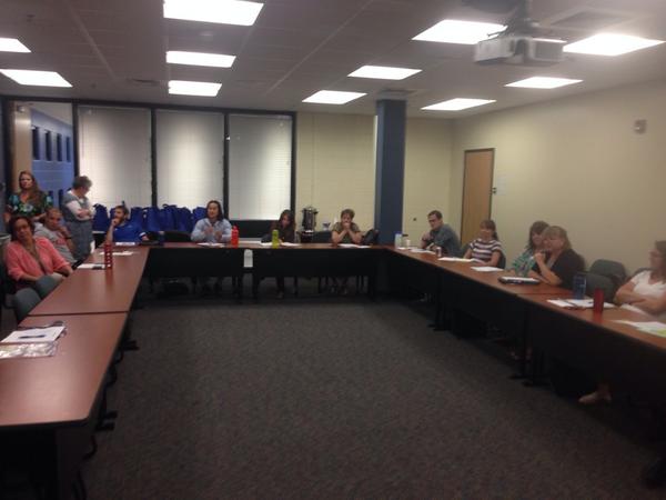 Welcome to the family new DHS teachers!   There's no place like home! #spartanpride #thisissparta #family