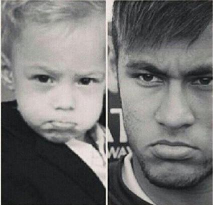 neymarallgds's tweet photo. Tale padre tale figlio http://t.co/OiuShrIRru