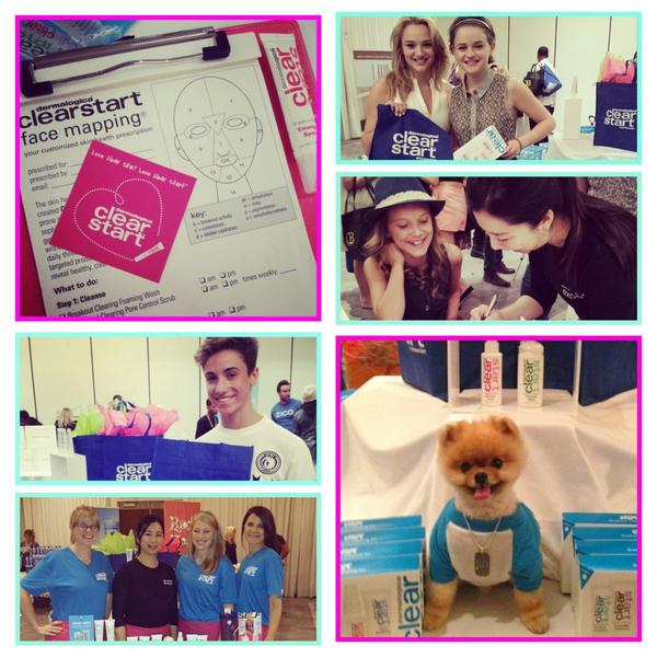 myclearstart's tweet photo. We're having a VERY happy Friday at the #TeenChoiceAwards style lounge at @SLSBeverlyHills! #myclearstart http://t.co/UbBcv5DY3X
