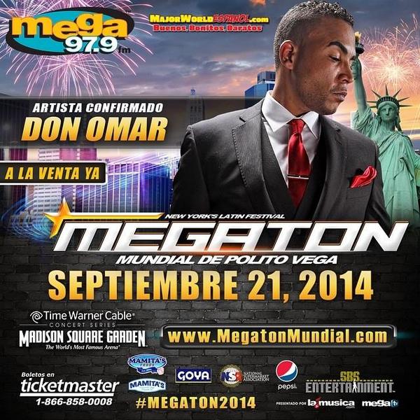 DONOMAR's tweet photo. Septiembre 21 #MegatónMundial2014 @ Madison Square Garden http://t.co/HWZkdUKpSj