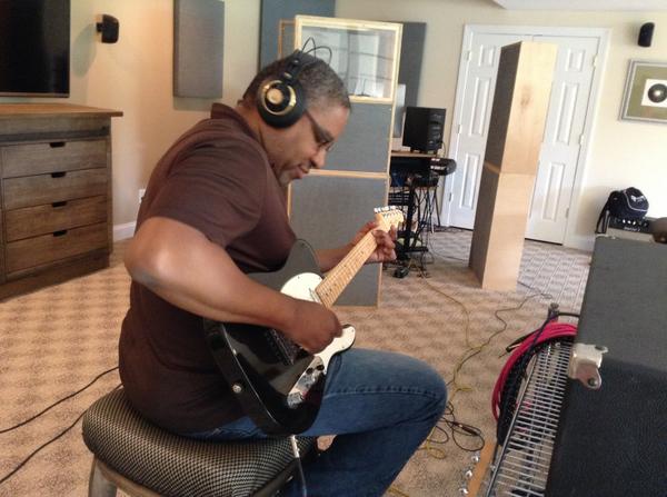 IMIStudio's tweet photo. Alan Scott doing guitar overdubs at @IMIStudio http://t.co/3Uw067HaoU