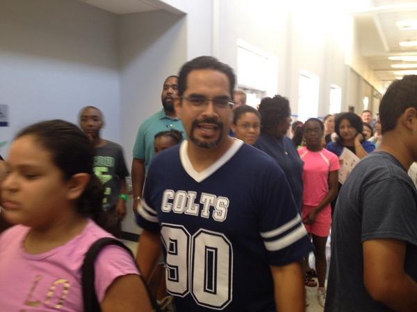 A full house of new family members at Colts' Camp. <a href="/WessendorffMS/">WessendorffMS</a>