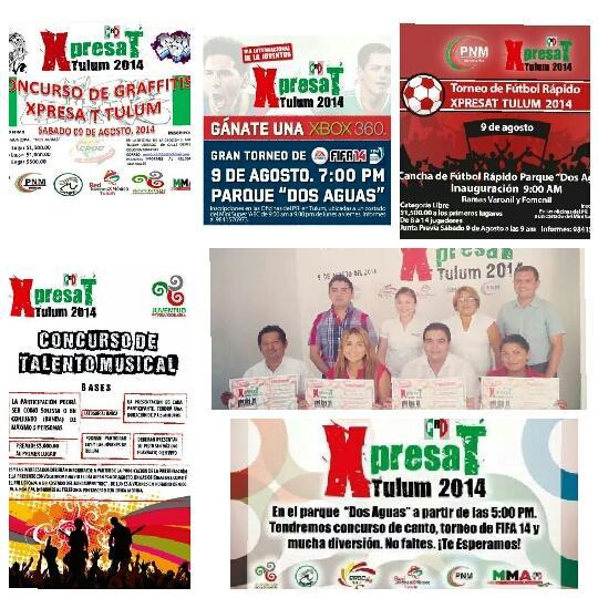 AriTulum's tweet image. XpresaT Tulum 2014 #DiadelaJuventud @hgo2788 @Armando_Angulo @LupitaGuevara9 @gallegosfany @ccortesmendez @GreciaMed