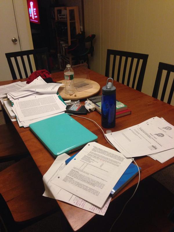 angel_lee_long's tweet image. If you think this is bad, don't look at my office #gradschoolgrind #summersemester #3classes #almostdone