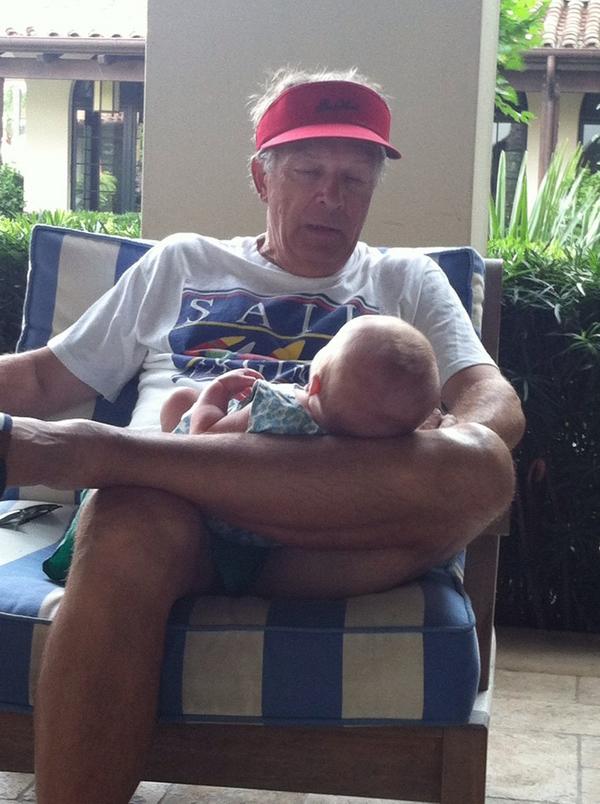 Beaching it with dad/Grandpop #100happydays