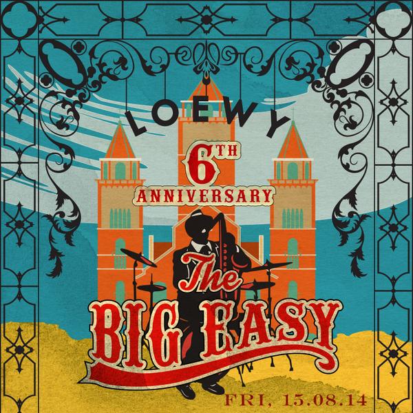 azmu's tweet photo. NEXT WEEK! Loewy 6th Anniversary "The Big Easy" with performance of @jamieaditya &amp; Chris Hannah from New Orleans http://t.co/YsU04NQryG