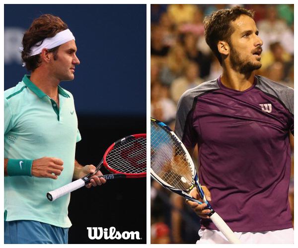 WilsonTennis's tweet photo. .@rogerfederer advances to play head to toe #Wilson player @feliciano_lopez in the semi's in Toronto! #AllWilson http://t.co/75nbXoAj3H