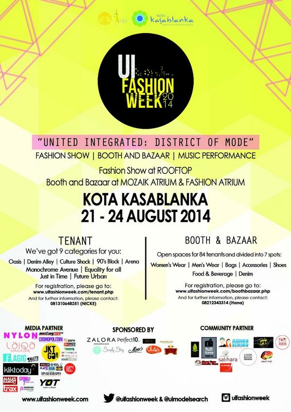 UIFASHIONWEEK's tweet photo. THIS AUGUST! Make sure you've got the tickets folks!! #UIFW2014 is coming your way! For tix info pls check fav tweets http://t.co/3zhQ993OWc