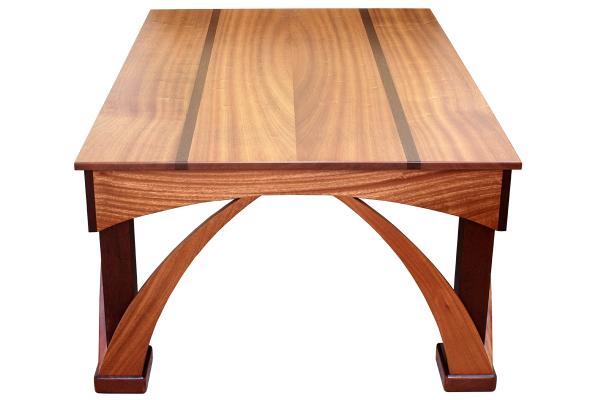 NickJonesDesign's tweet image. Just completed the Arched Coffee table.Crafted of solid sepele&amp;amp;peruvian walnut this table features a book matched top