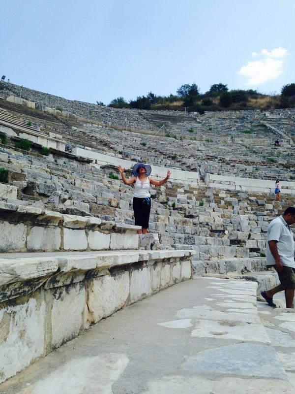Practicing comedy and tragedy#Ephasus#Romanamphitheater#Shakespearelimes