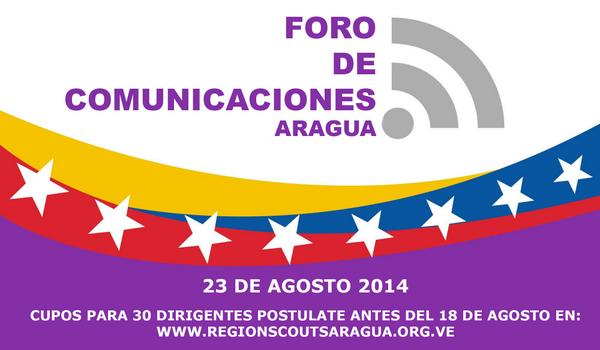 ScoutsDeAragua's tweet photo. Para ti adulto deseas ser embajador de la marca scouts? Traemos para ti el #ForoDeComunicaciones @scoutsvenezuela http://t.co/MyaDm09Gud
