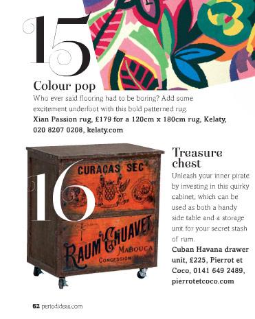 Pierrotetcoco's tweet photo. Thank you @PeriodIdeas magazine for using our Havana Drawers! We agree, they make a great secret rum stash! http://t.co/F99mcvdvhK