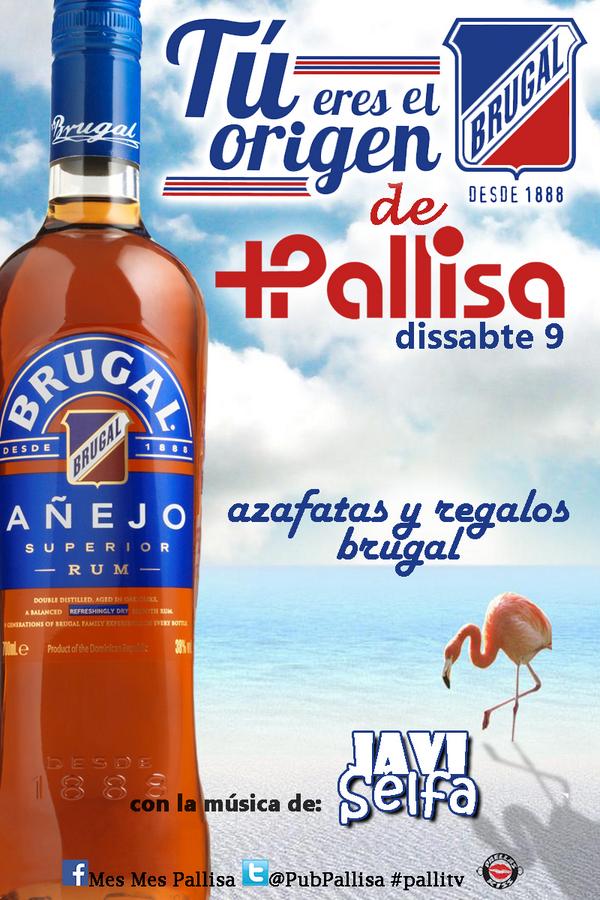 PubPallisa's tweet photo. FESTA  BRUGAL a +PALLISA!!!
Tindrem regalets i "azafates"
La nit +Brutal a +Pallisa amb BRUGAL!!!
#pallitv http://t.co/x05kMSgLSV