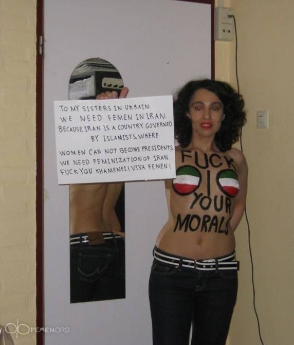 Femen_France's tweet photo. Full support to our iranian sisters! #mystealthyfreedom http://t.co/ndjSZDAq7L